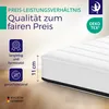 Kaltschaummatratze 180x200 cm – 11 cm hoch – Ergonomische Produktbild-Vorschau 3