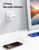 UGREEN USB C Ladegerät 40W 2-Port USB-C Netzteil PD 3.0 Produktbild-Vorschau 3