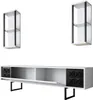 Skye Decor, Black Line - White, Black, TV-Schränke, Weiß, Produktbild-Vorschau 8