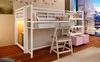 Łóżko piętrowe 90 x 200 cm z biurkiem, półkami, szufladami Podgląd zdjęcia produktu 6