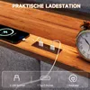 Schwebebett 180x200 Polsterbettgestell mit RGB LED Produktbild-Vorschau 7