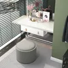 HOMCOM Pouf rond rembourré avec espace de rangement et Voir les images du produit 8