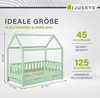 Juskys Kinderbett Marli 90 x 200 cm - Bettkasten, Gitter, Produktbild-Vorschau 3