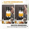 Honigspender aus Glas, 300ml Honigtopf mit Griff, Produktbild-Vorschau 3