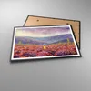 Gerahmtes Poster - Schwarzer Rahmen - Feld Frau Landschaft Produktbild-Vorschau 3