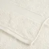 vidaXL Premium-Duschtücher SOLUND 10 Stk. Cremeweiß 70x140 Produktbild-Vorschau 5