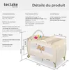 Lit parapluie, Lit bébé pliant, Lit de voyage réglable Voir les images du produit 6