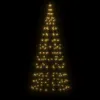 LED-Weihnachtsbaum 200 LEDs Warmweiß 180 cm Produktbild-Vorschau 3