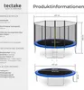 tectake® Trampoline Garfunky Ø 427 cm,  GS avec filet de Voir les images du produit 6