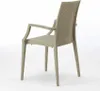 Bistrot Arm Grand Soleil Stühle mit Armlehnen Poly Rattan Produktbild-Vorschau 3