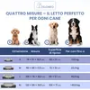 ELONEO Letto ortopedico per cani, taglia XL - Grigio Anteprima dell’immagine prodotto 4