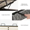 Łóżko platformowe INONEFT, 140x200 cm, z podświetleniem LED Podgląd zdjęcia produktu 11