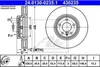 2x ATE 24.0130-0235.1 Bremsscheibe Vorderachse Produktbild-Vorschau 5