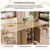 Eettafel met verborgen opbergruimte en een klapbare Productafbeelding-voorbeeld 8