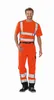 Planam Warnschutz Bundhose zweifarbig Gr. 48 orange/marine Produktbild-Vorschau 7