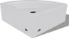 vidaXL Lavabo con troppopieno 45 x 32 x 12,5 cm Bianco Anteprima dell’immagine prodotto 6