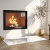 Glasbodenplatte für 125x50 cm – Kaminofen – Kaminplatte Produktbild-Vorschau 4