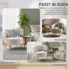 HOMCOM Loungesessel Sessel mit Chenille-Optik, Schrägere Produktbild-Vorschau 8