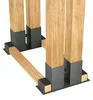 TANYEAR Houtstapelhouder, set van 4, hulpmiddel voor het Productafbeelding-voorbeeld 10