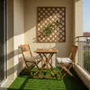 Tapiso Rasenteppich CANYOO Grün Höhe: 20mm Balkon Terrasse Produktbild-Vorschau 3