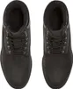 A top-down view of a pair of black Timberland boots. Anteprima dell’immagine prodotto