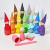 Ulanik Montessori-Holzspielzeug "Steckpuppen mit Schals und Produktbild-Vorschau 8