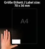 Avery Zweckform 3475 universele etiketten, 70 x 36 mm, Productafbeelding-voorbeeld 24