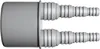 airfit Doppelschlauchnippel DN 502 x 8,3-20,5 mm Anteprima dell’immagine prodotto 2