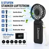 Linawee 3-in-1 Handventilator USB wiederaufladbar, 5 Produktbild-Vorschau 4