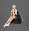 Sitting Point BeanBag FLUFFY XL anthrazit Produktbild-Vorschau 2