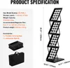 SucceBuy 4-Tier Foldable Magazine Display Rack, Portable Produktbild-Vorschau 7