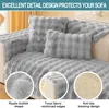 Kaninchen Plüsch Sofabezug L Form 1/2/3/4 Sitzer Sofa Produktbild-Vorschau 2