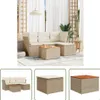 The Living Store 5-tlg. Garten-Sofagarnitur mit Kissen Produktbild-Vorschau 1