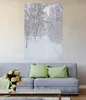 Wallario Poster - Verschneiter Spazierweg, Kunstdruck Produktbild-Vorschau 2