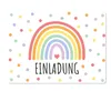 Friendly Fox Regenbogen Einladung, 12 Kinder Produktbild-Vorschau 1
