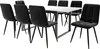 Sweiko Ensemble de salle à manger,(Set,140/180×80×75cm Voir les images du produit 3