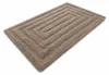Badematte 60x100 cm Braun Mocca Labyrinth Badteppich 100% Produktbild-Vorschau 1