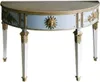 Casa Padrino Luxus Barock Konsole Blau / Weiß / Gold 150 x Produktbild-Vorschau 1