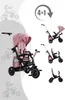 Kinderkraft Easytwist triciclo rosa malva Anteprima dell’immagine prodotto 8