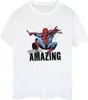 Marvel - "Amazing" T-Shirt für Damen BI34292 (M) (Weiß) Produktbild-Vorschau 1