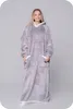 Langer Deckenpullover XXL - Kuscheldecke mit Ärmeln - Produktbild-Vorschau 8