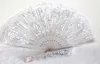 021 Fächer spanisch weiß Blume Rose pvc Flamenco wie 041 Produktbild-Vorschau 4
