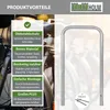 Fahrradanlehnbügel 115x58 cm Stahl feuerverzinkt Ø 48 mm Produktbild-Vorschau 6
