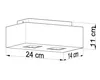 Plafon MONO 2 biały 2xGU10 10W stal 11x14x24cm Sollux Podgląd zdjęcia produktu 13