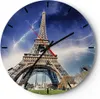 Wanduhr - Rund - Glasuhr - Eiffle Paris Turm - 30x30cm - Produktbild-Vorschau 1