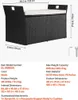Ławka ogrodowa PE Rattan 90 Gal Deck Box Wodoodporne Podgląd zdjęcia produktu 7