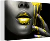 OneMillionCanvasses® - Leinwandbilder - 140x90 cm, Lippen - Produktbild-Vorschau 1