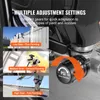 Collage of images showing different settings for a paint sprayer, with a close-up of the pressure control knob. Náhľad obrázku produktu