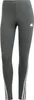 ADIDAS Future Icons 3-Streifen Leggings Damen grau M Produktbild-Vorschau 2