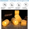 Monzana Candele a LED 5pz Telecomando Timer Senza Fiamma Anteprima dell’immagine prodotto 10
